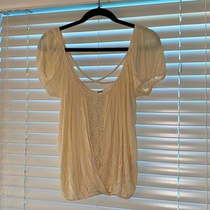 NEVER WORN FREE PEOPLE TEE